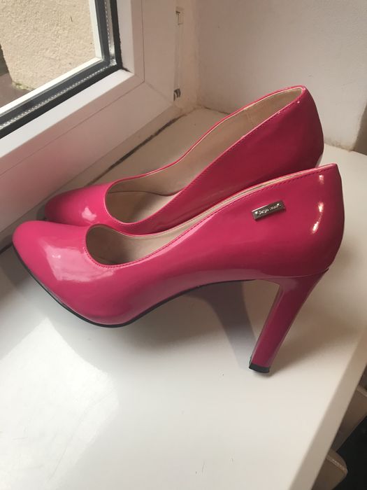 Szpilki Fuksjowe czolenka