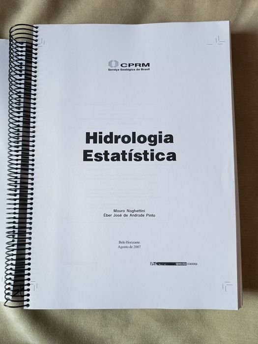 Hidrologia Estatística - Mauro Naghettini / Éber José de Andrade Pinto