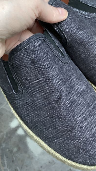 Espadryle meskie 41 sznurek szare
