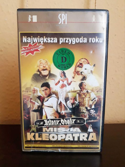 Kaseta VHS film "Asterix i Obelix ~ Misja Kleopatra"