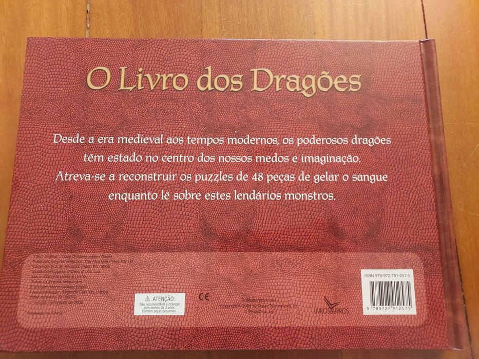O Livro dos Dragões (Puzzle) - NOVO