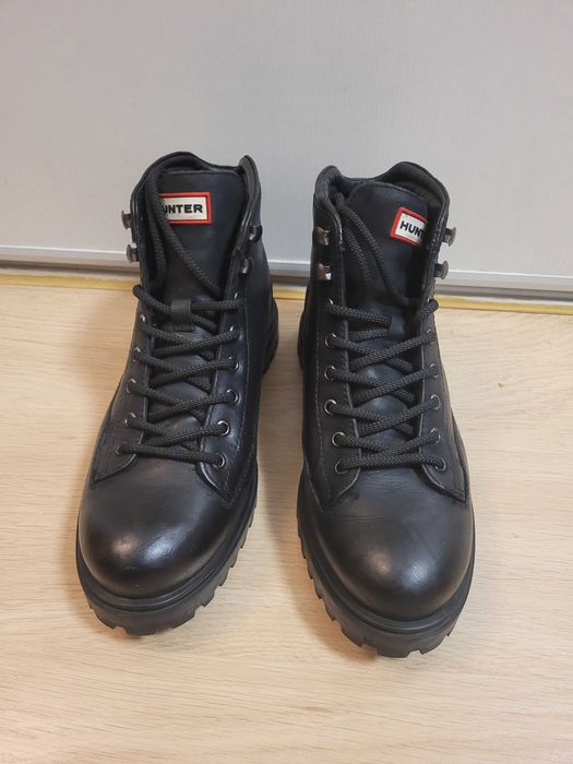 Czarne ocieplane botki Hunter 41