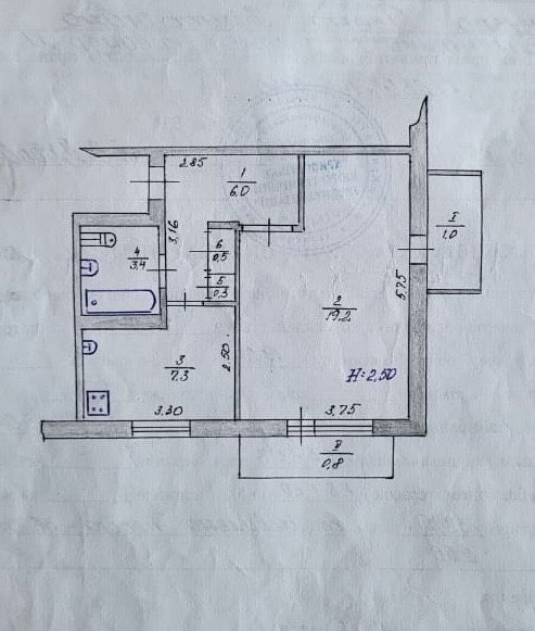 Продам 1-кімнатну квартиру Інгулець