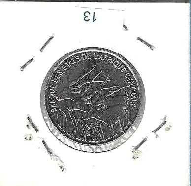 Estados da África Central - - - - - Moedas