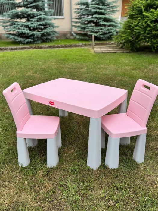 Дитячий ігровий набір Doloni колір Пудра будинок гірка пісочниця горка