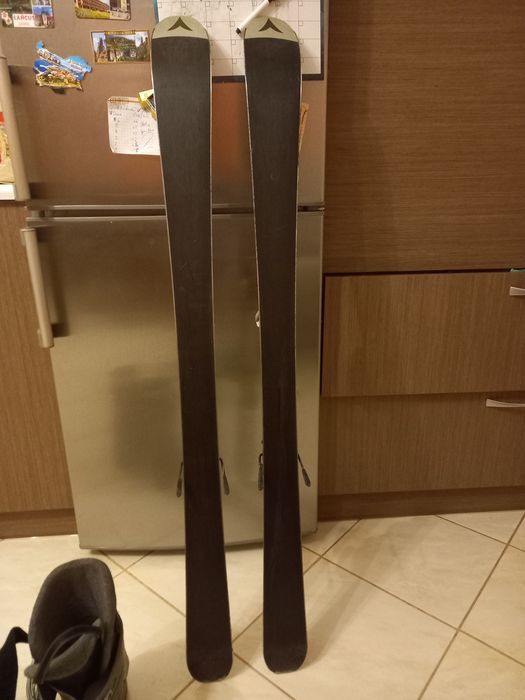 Buty narciarskie 34+ narty 118cm