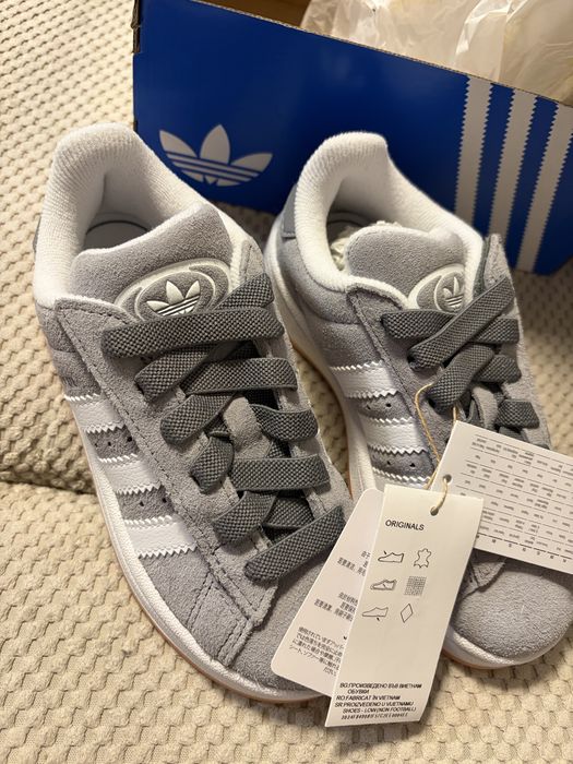 Buty adidas campus r.31 unisex szare oryginalne z pudełkiem