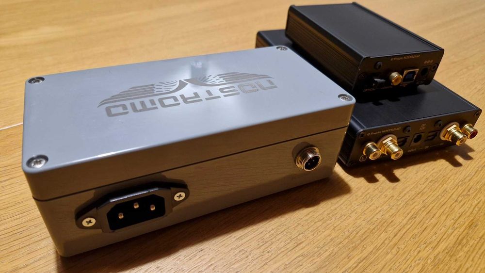 DAC Nostromo Wolf 2 + konwerter USB-SPDiF + zasilacz liniowy + coax