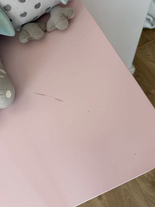 Komoda różowa Ikea Busunga