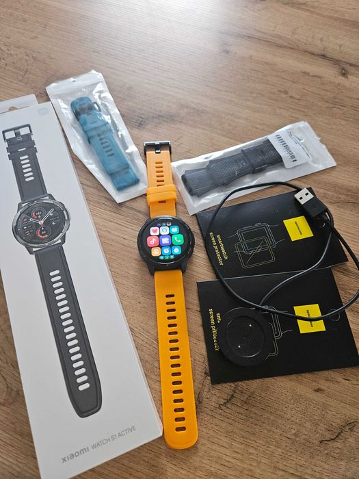 Smartwatch Xiaomi Watch S1 Active + folie ochronne i 2 paski