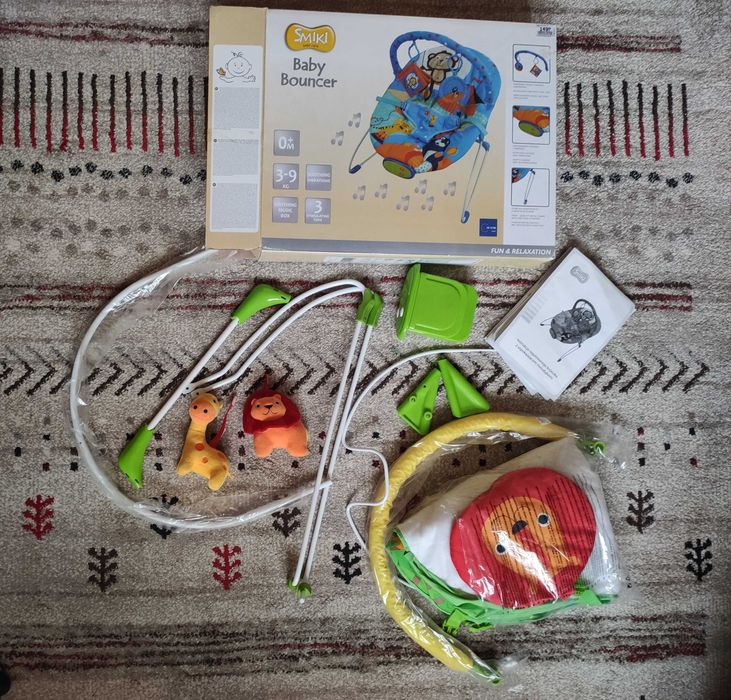 Fotelik bujaczek dla niemowląt Smiki
