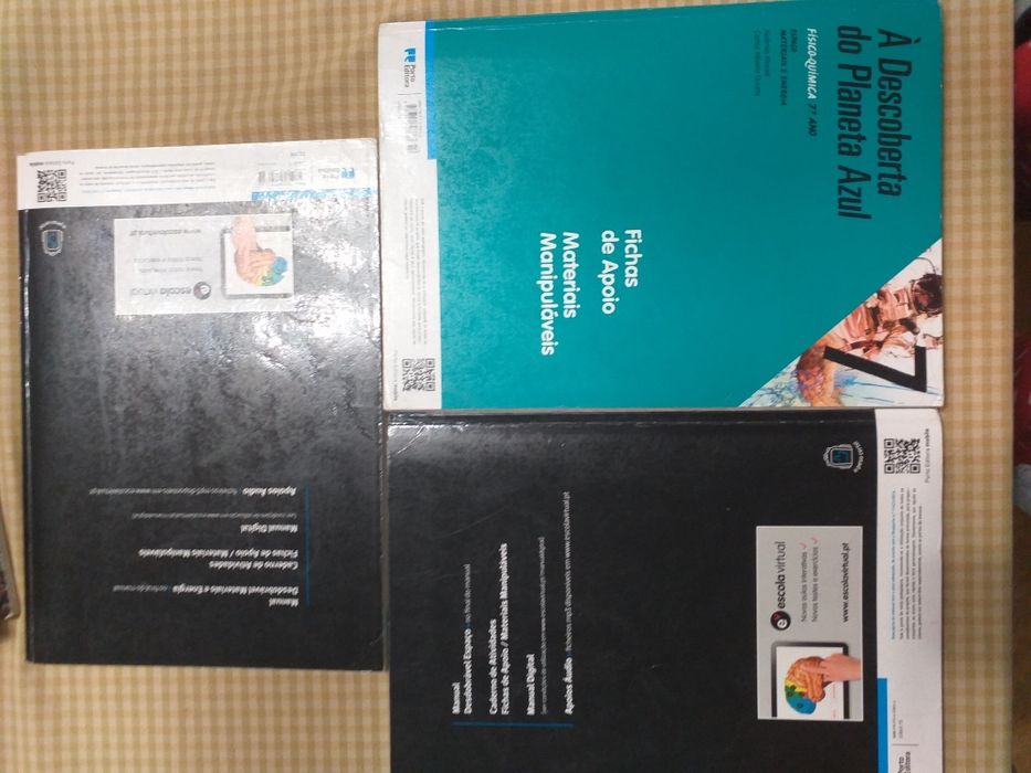 Manuais e CA 7 ano: A Descoberta do Planeta Azul de Fisico-Quimica