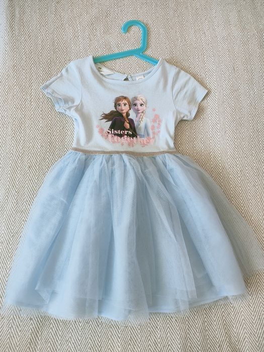 Sukienka Frozen H&M, 110/116, jak nowa!
