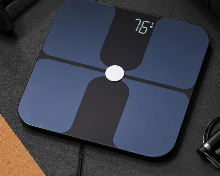 Balança fitness com monitor cardiaco