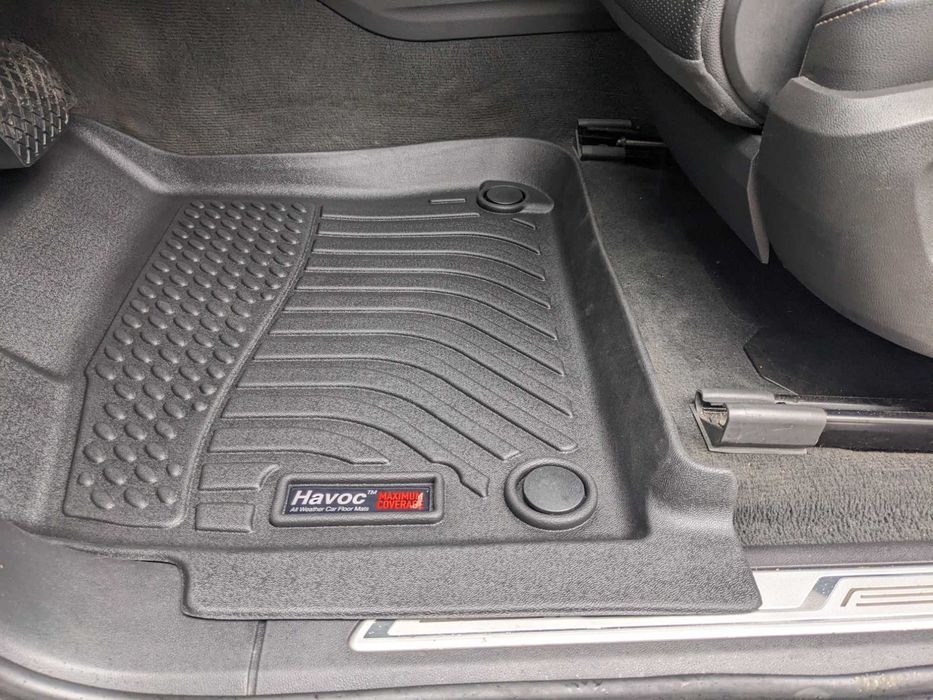 Килимки 3D гумові в салон ФВ Туарег VW Touareg 18-25 коврики в салон