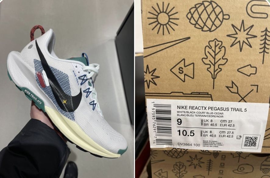 Оригінал Кросівки Nike React Pegasus Trail 5.( 28,5см, 29,5см)