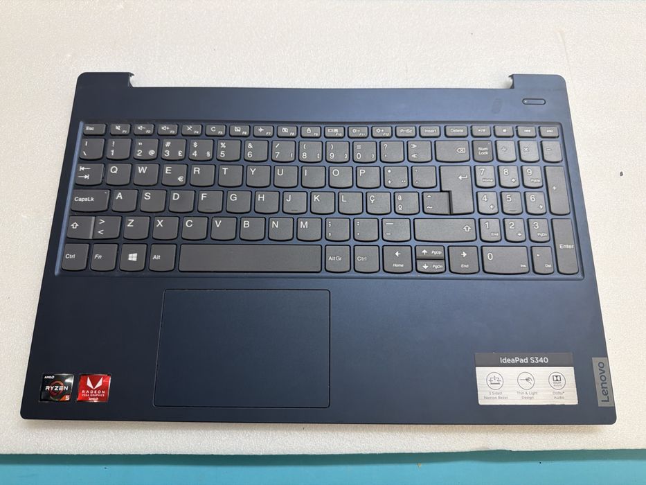 Palmrest com Teclado Lenovo IdeaPad S340 15” PT-PT Original – Azul