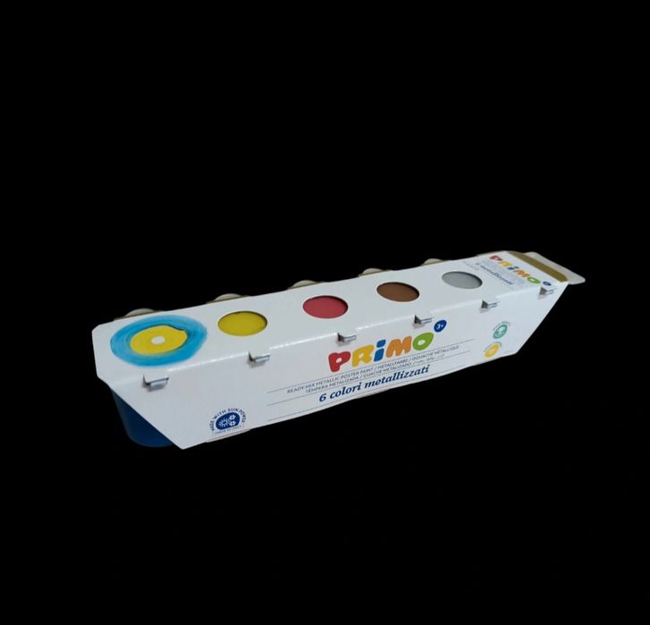 Farby plakatowe metaliczne 6x25ml