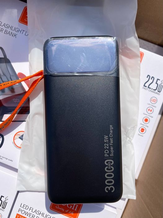 Є ОПТ.Повербанк(power bank) Tugii  Y300 30000мАг 22.5W для ЗСУ