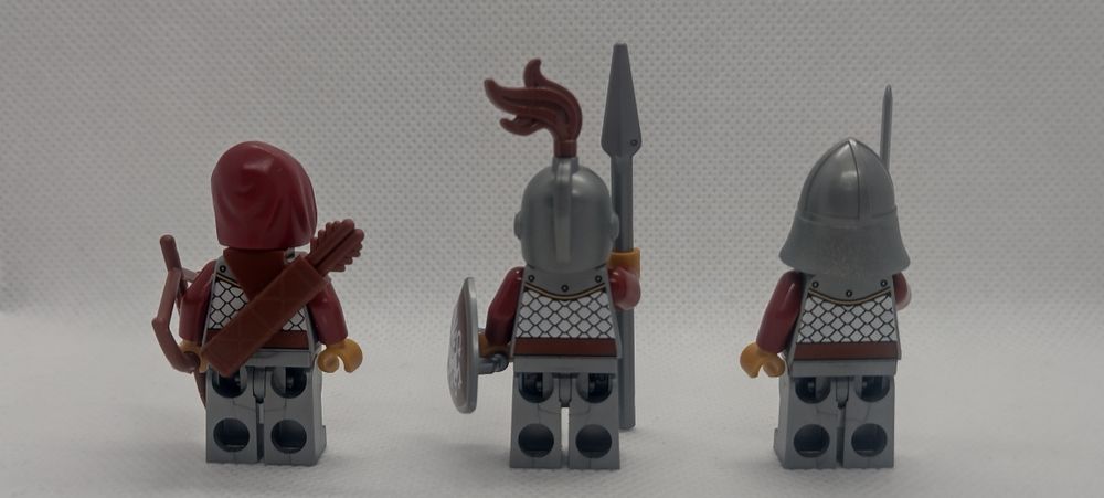Pakiet 3 rycerzy Lego herbu Gryfa