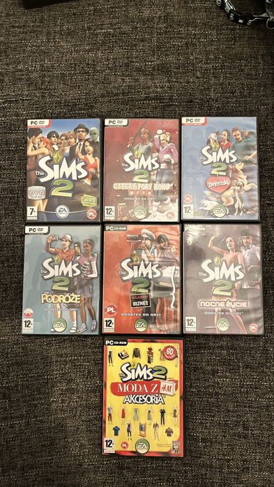 Zestaw the sims 2 + dodatki i akcesoria