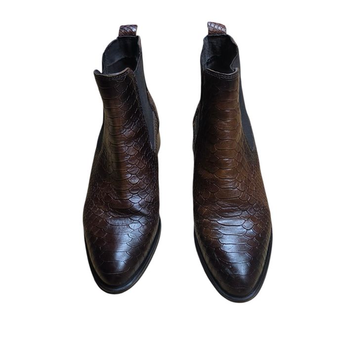Buty Botki Skórzane 5TH Avenue Lavorazione Artigiana 38