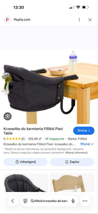 krzesełko do karmienia fillikid