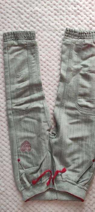 Spodnie dziewczęce typu jogger rozmiar 98