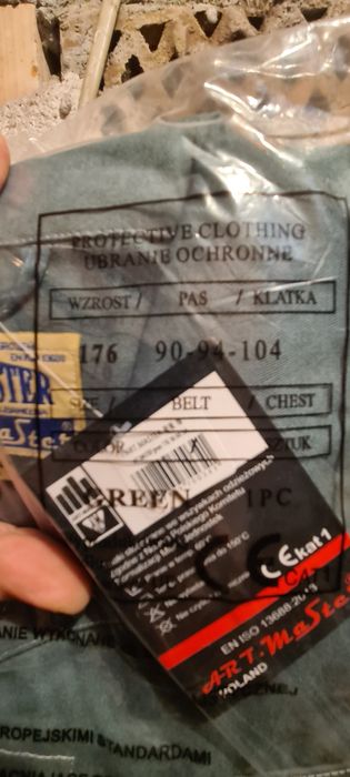 Odzież robocza ochronna.