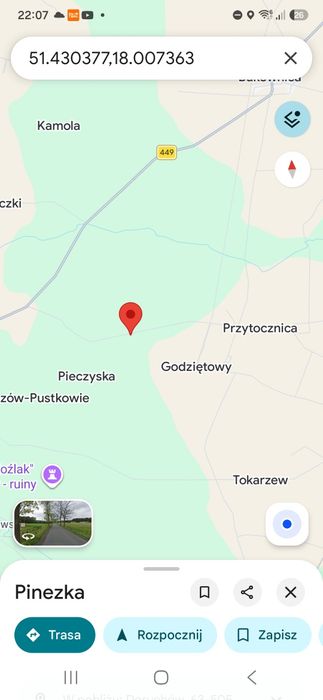 !!! Działka w Przytocznicy !!!