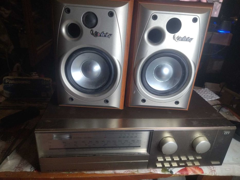 Усилитель Стерео ресивер/підсилювач ITT exclusive line hifi 9031 stereo receiver 2х25Вт FM/AM,рабочий+колонки