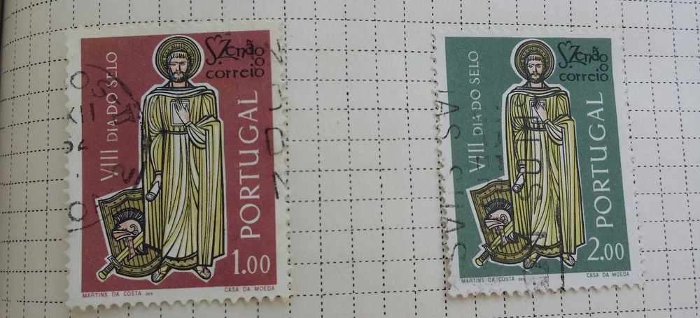 Filatelia selos Portugal ano 1962