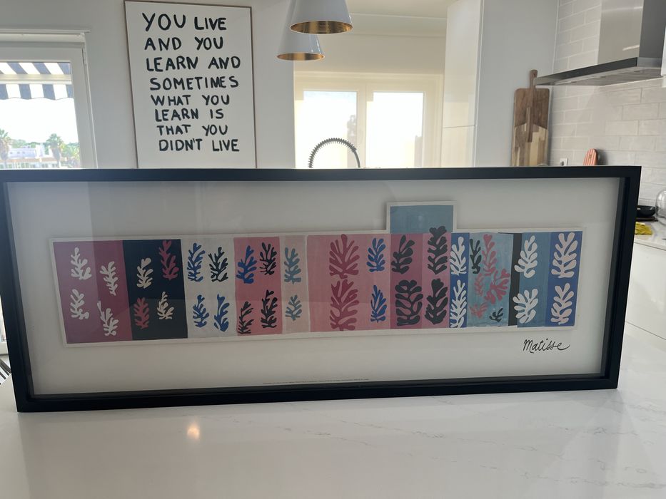 Quadro impressao de arte de Henri Matisse “Composition Les Velours”