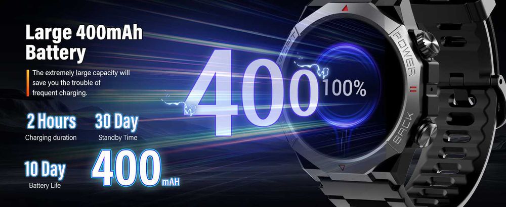 Смарт годинник Atheewon S10 Military Smart Watch спортивний
