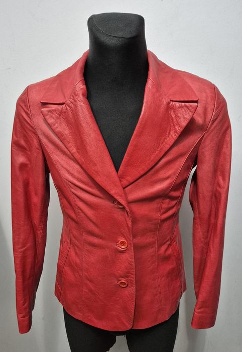 VINCENTE made in italy roz. M 44 delikatna miękka SKÓRA naturalna