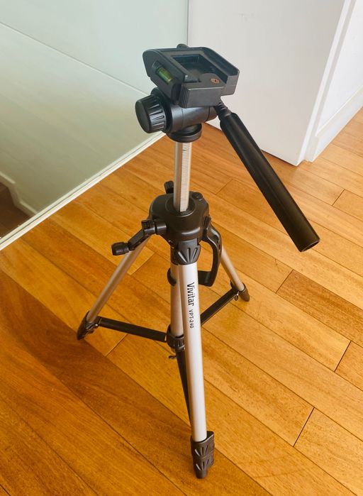 Tripé Vivitar - leve para câmara, DSLR e binóculos, 152 cm