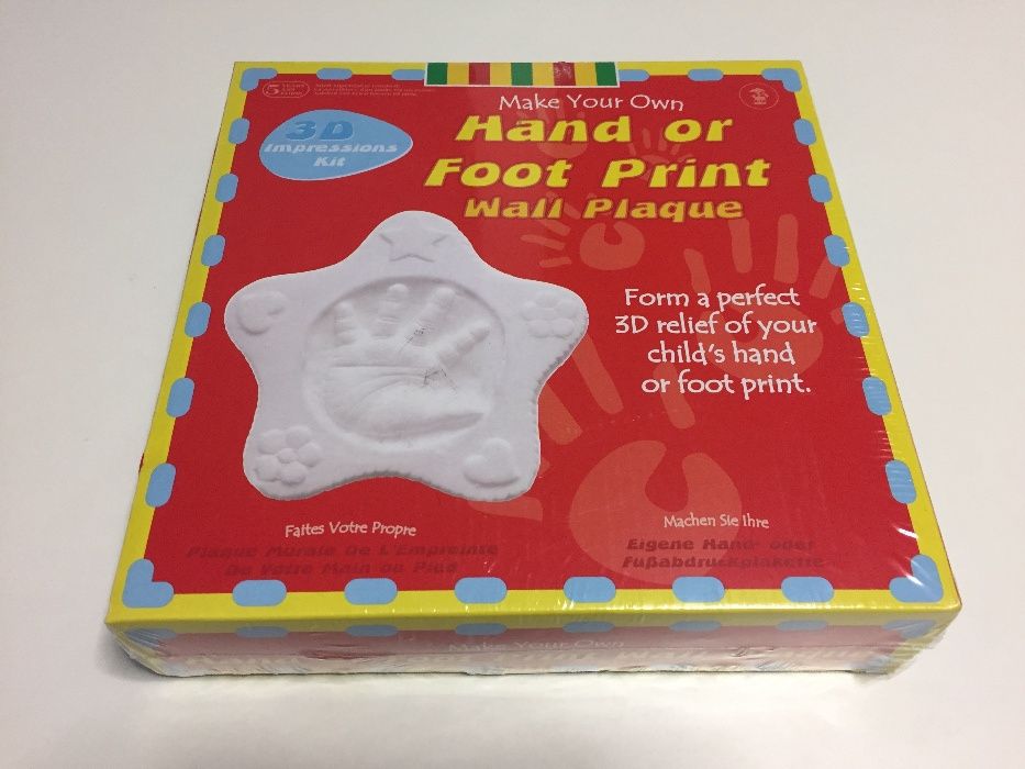 Plaster mold for children (hand/foot)