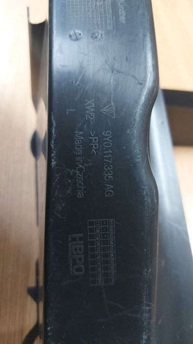 Porsche cayenne 9y0 рестайл воздуховод  9y0117336ag,9y0117335ag