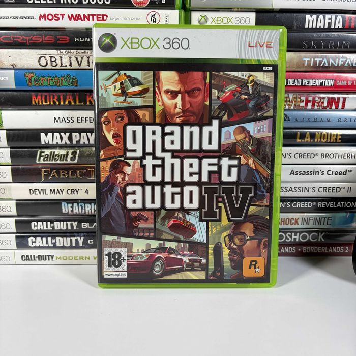 Гра Xbox GTA IV Б/У Оригінальна ГТА 4 Іксбокс 360 Grand Theft Auto 4 Асортимент ігор хбокс 360