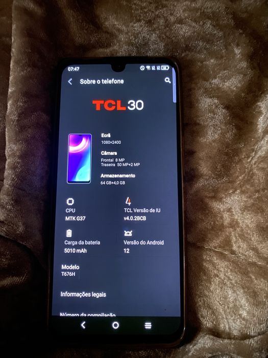 Vendo telemovel TCL 30