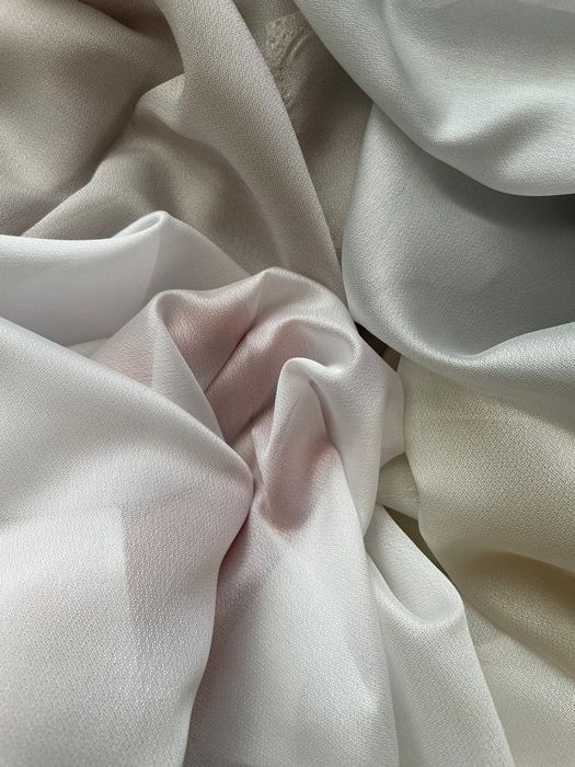 Тюль креп, шовк, гардины однотоні, льон ялинка, штори