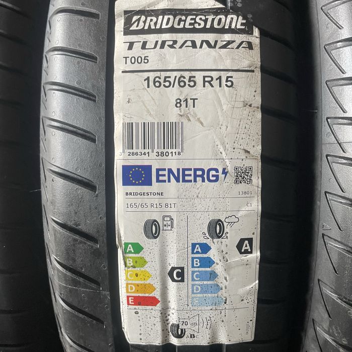 Шини нові 165/65/15 - 4шт Bridgestone Turanza T005