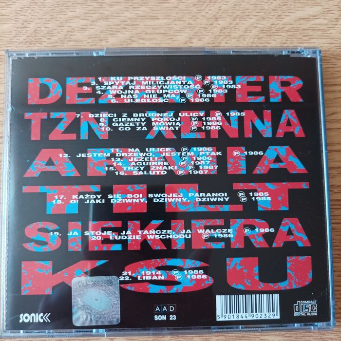 22 Polish Punk Classics CD Sonic Records