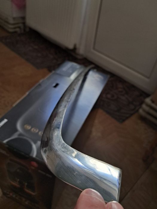 Хром заднього бампера w124