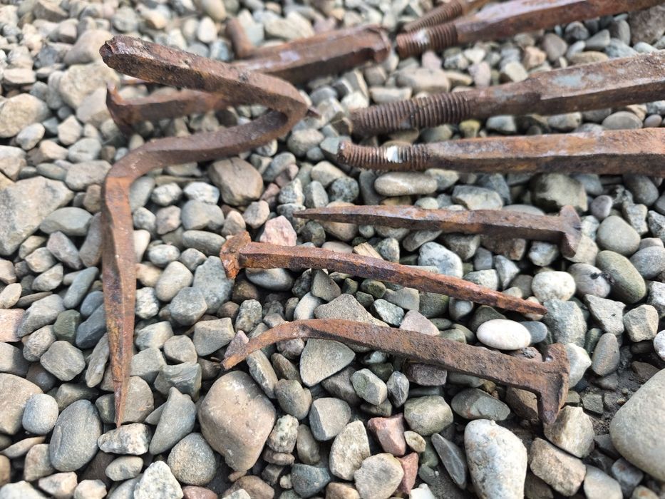 Stare gwoździe, zawiasy Rustykalne