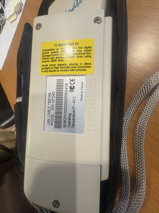 Lan Cable Tester Network Model: 3PK-NT040