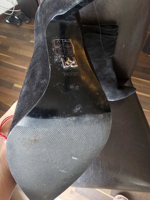 Botki czarne kazar 38