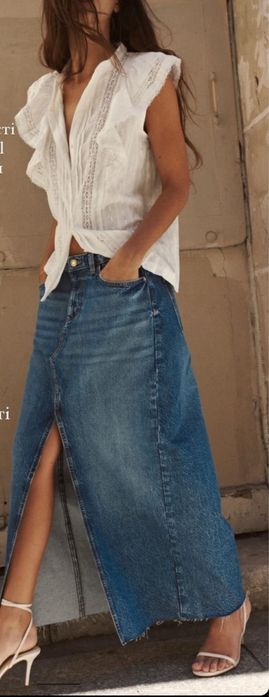 Джинсова спідниця Зара