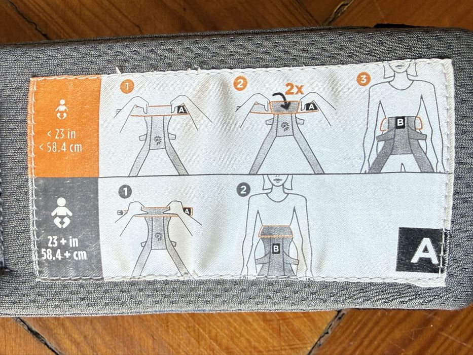 Marsúpio Ergobaby Original Heather Grey – Excelente Estado