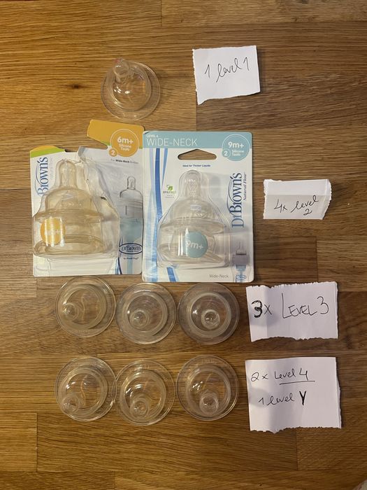 12 Biberões Dr. Brown’s +tetinas novas - Super Pack! Urg!